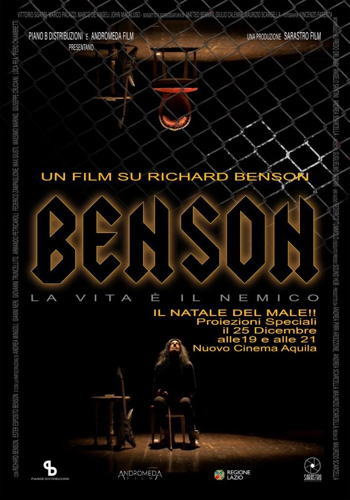 Caina.it | 20/12/2023 | L’Abisso e il Caos: BENSON – LA VITA E’ IL NEMICO (Maurizio Scarcella – 2023 Italia)